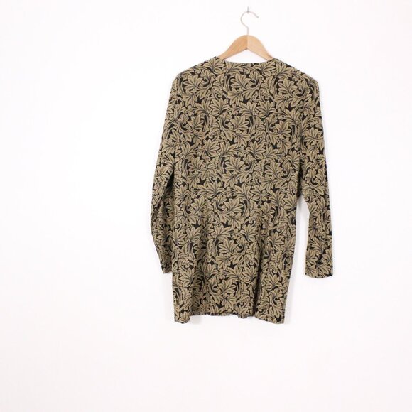 *Emblem Vintage Blazer Jacket Jacquard Brocade Material Braunstyle Black… - Picture 8 of 8